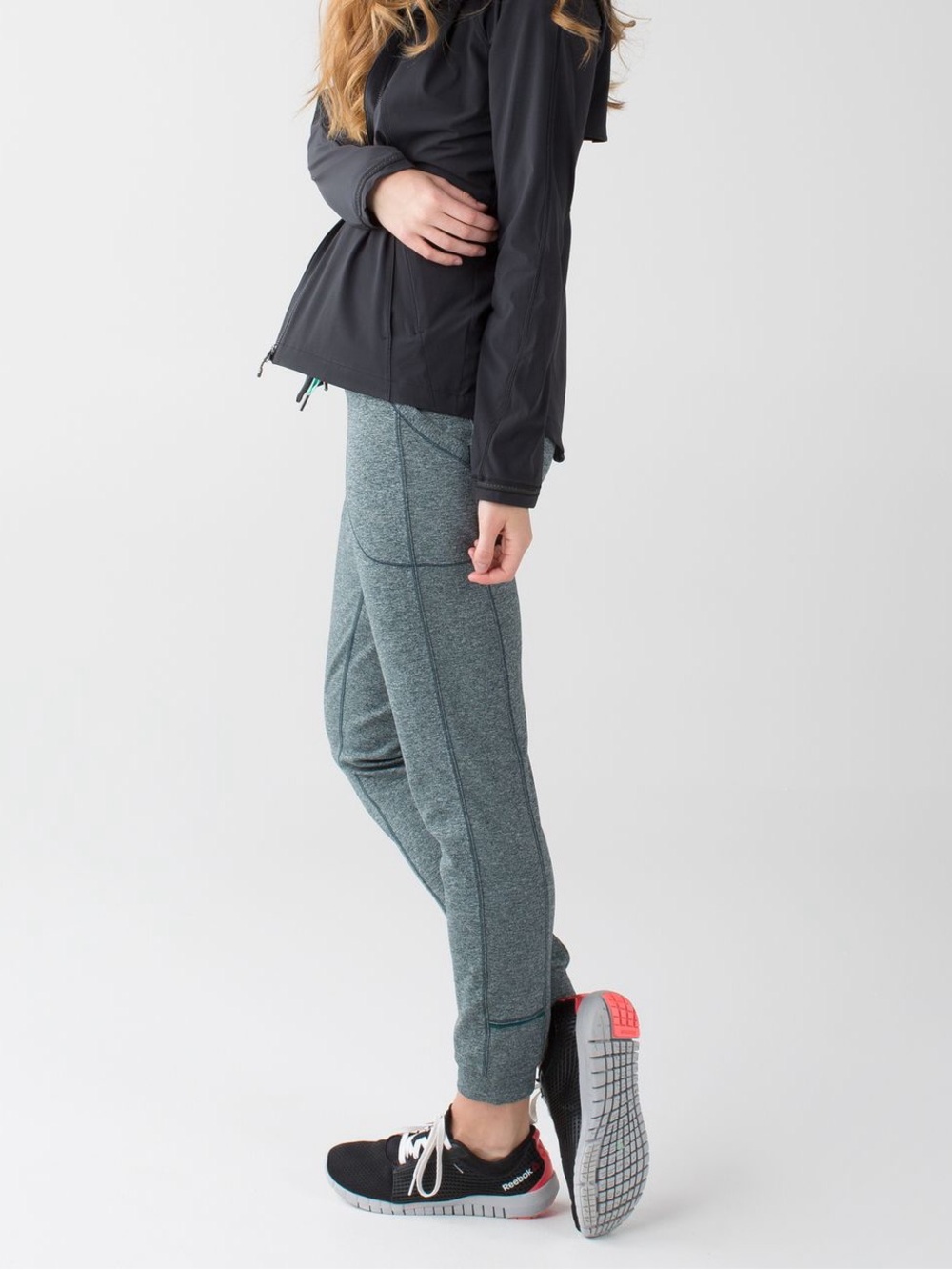Lululemon Base Runner Pant III -
Heathered Dark Fuel / Menthol